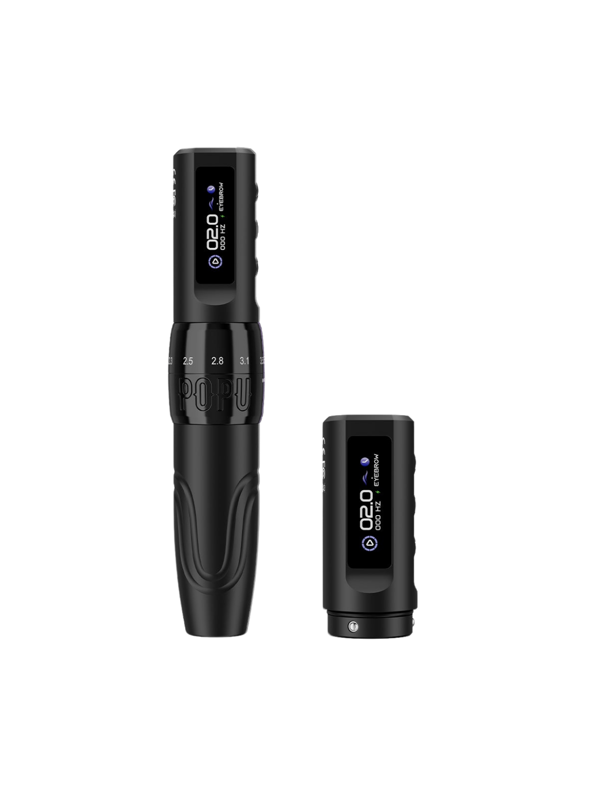 POPU MINI DIVA Pro Adjustable Stroke Wireless PMU Machine - 2.0–3.5mm
